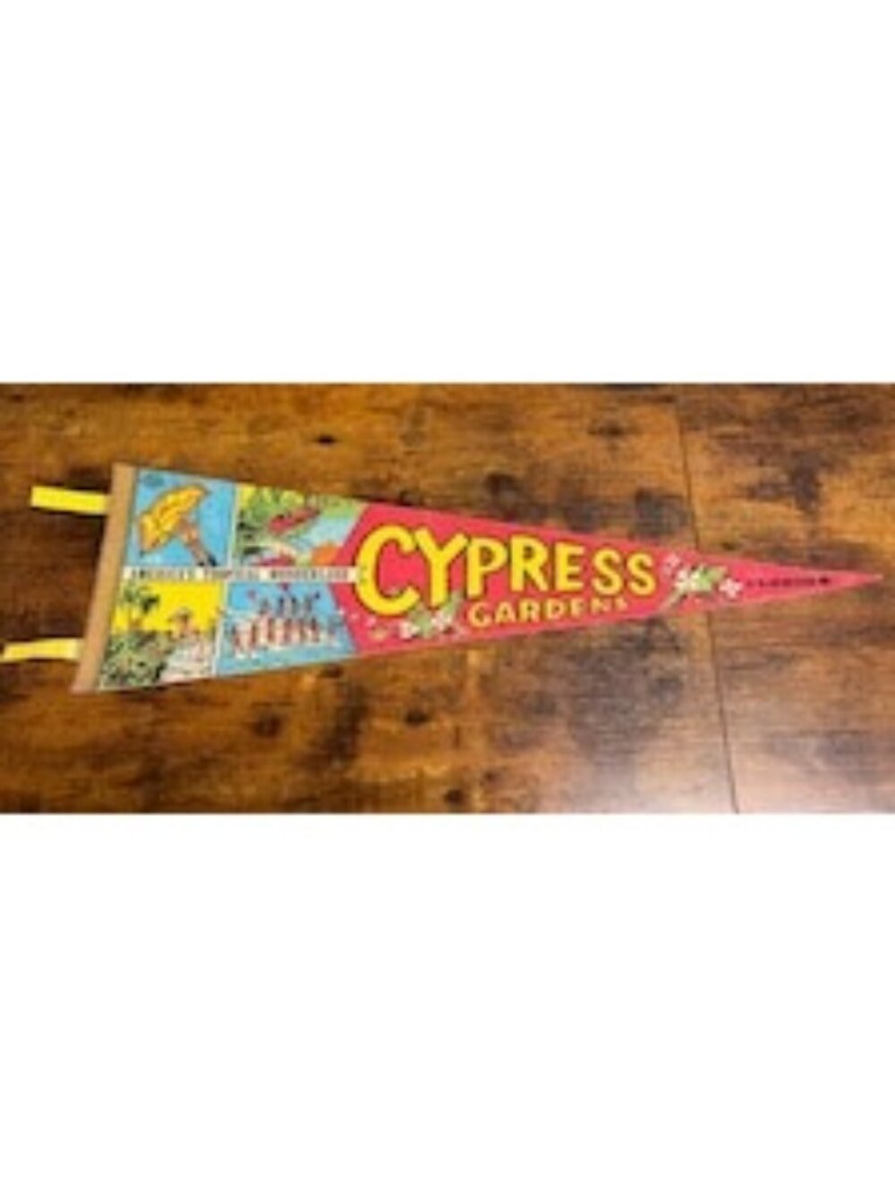 Vintage Cypress Gardens, Florida pennant